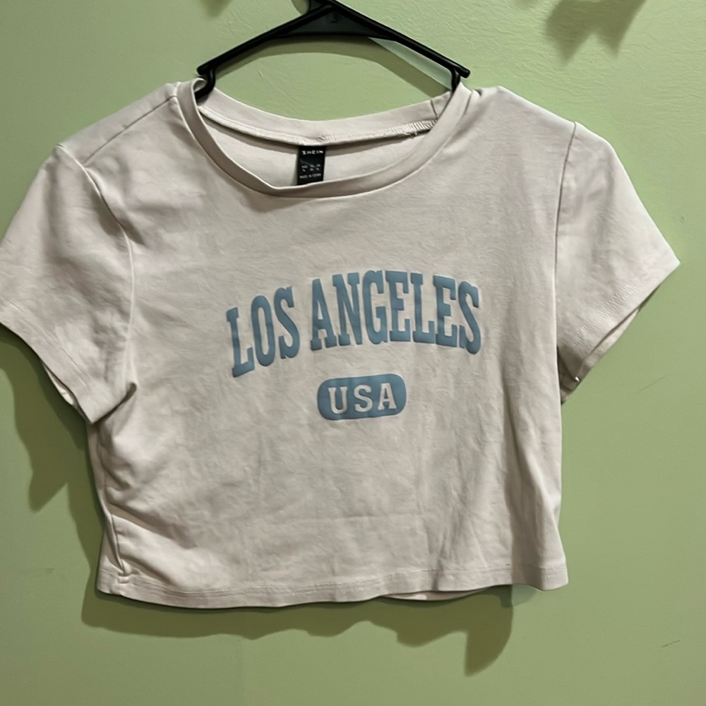 medium los angeles crop top